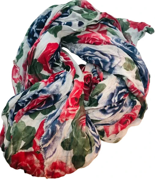 Italian Cotton-Silk Scarf