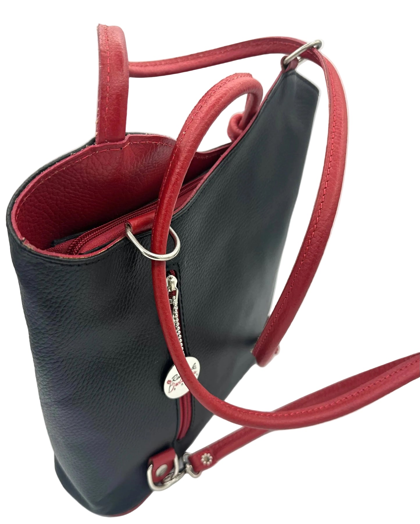 Convertible Leather Handbag/Backpack
