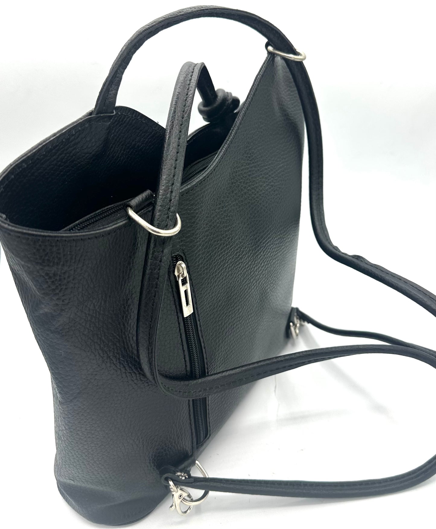 Convertible Leather Handbag/Backpack