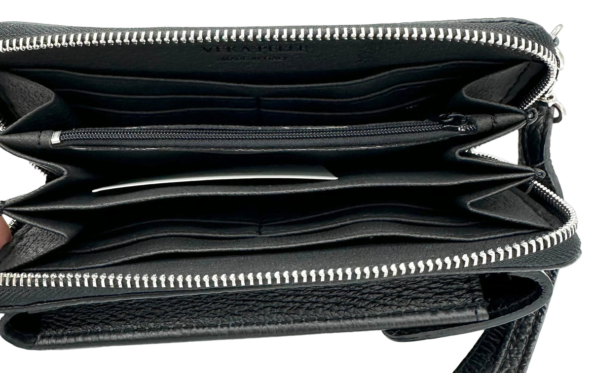 Black Leather Phone Case/Wallet