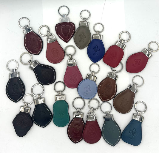 Italian Leather Key Keychain