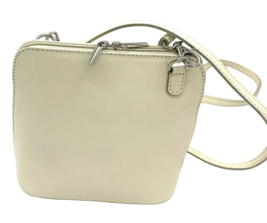 Cream Small Leather Purse