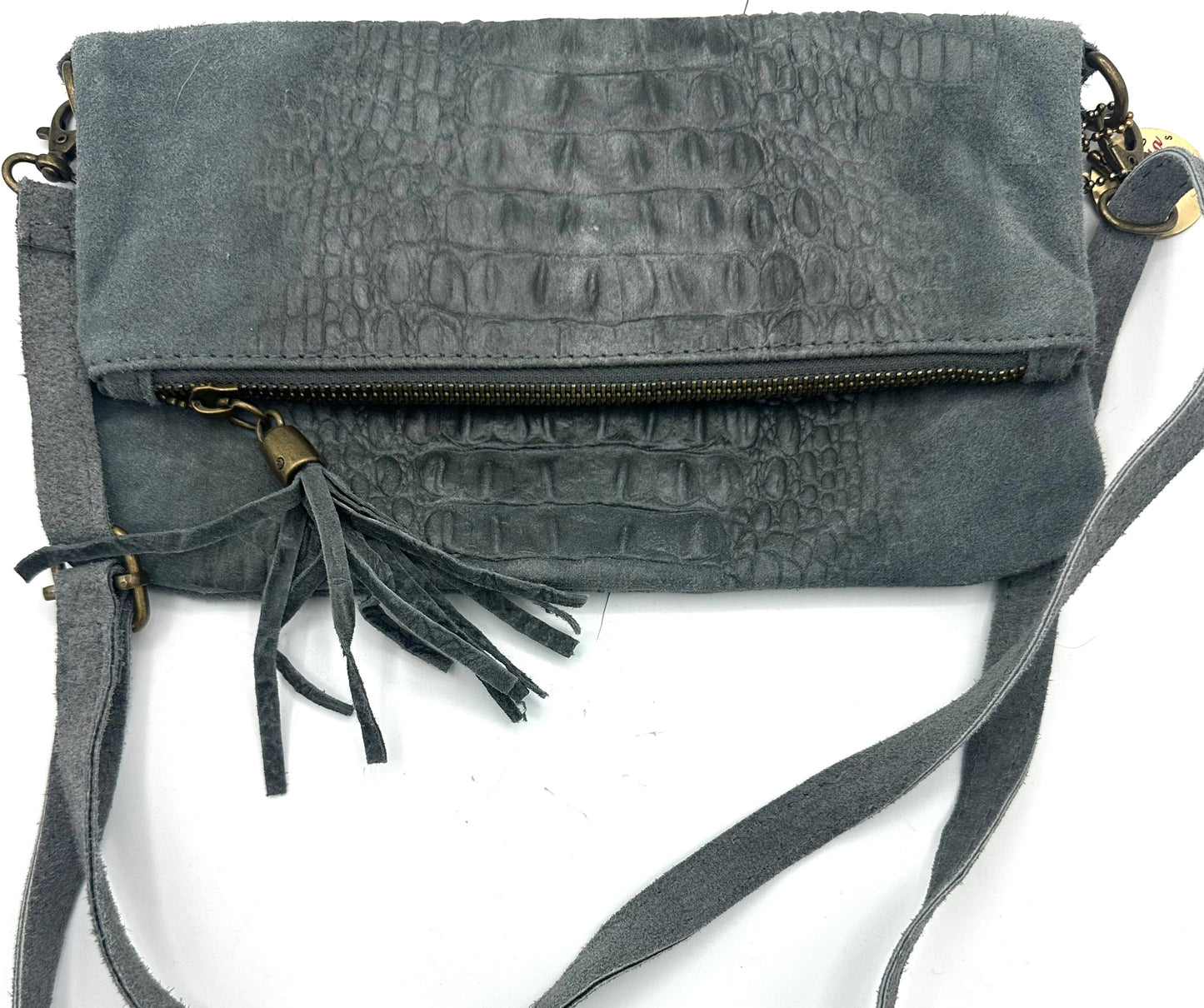 Textured Leather Women's Clutch