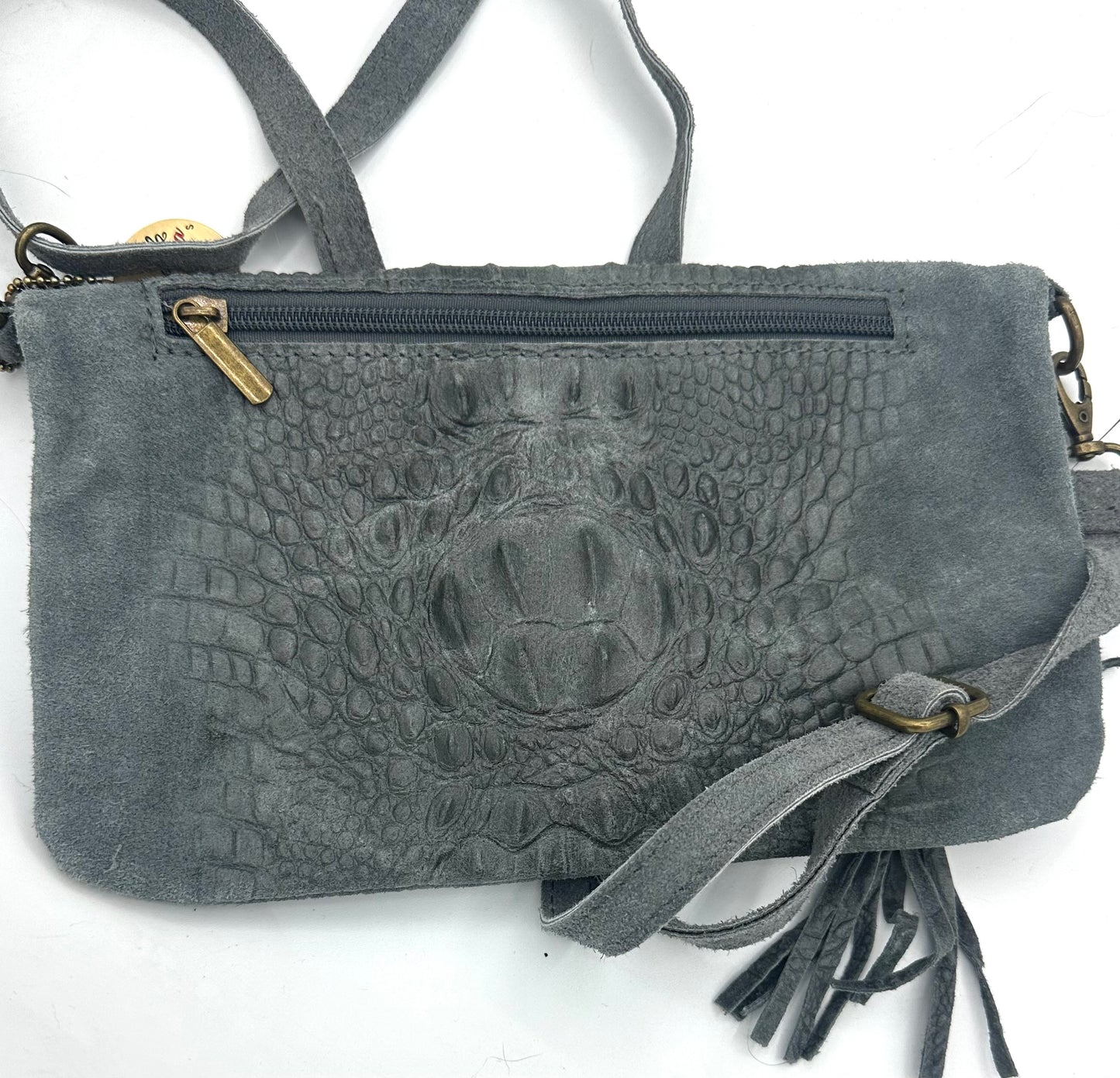 Textured Leather Women's Clutch