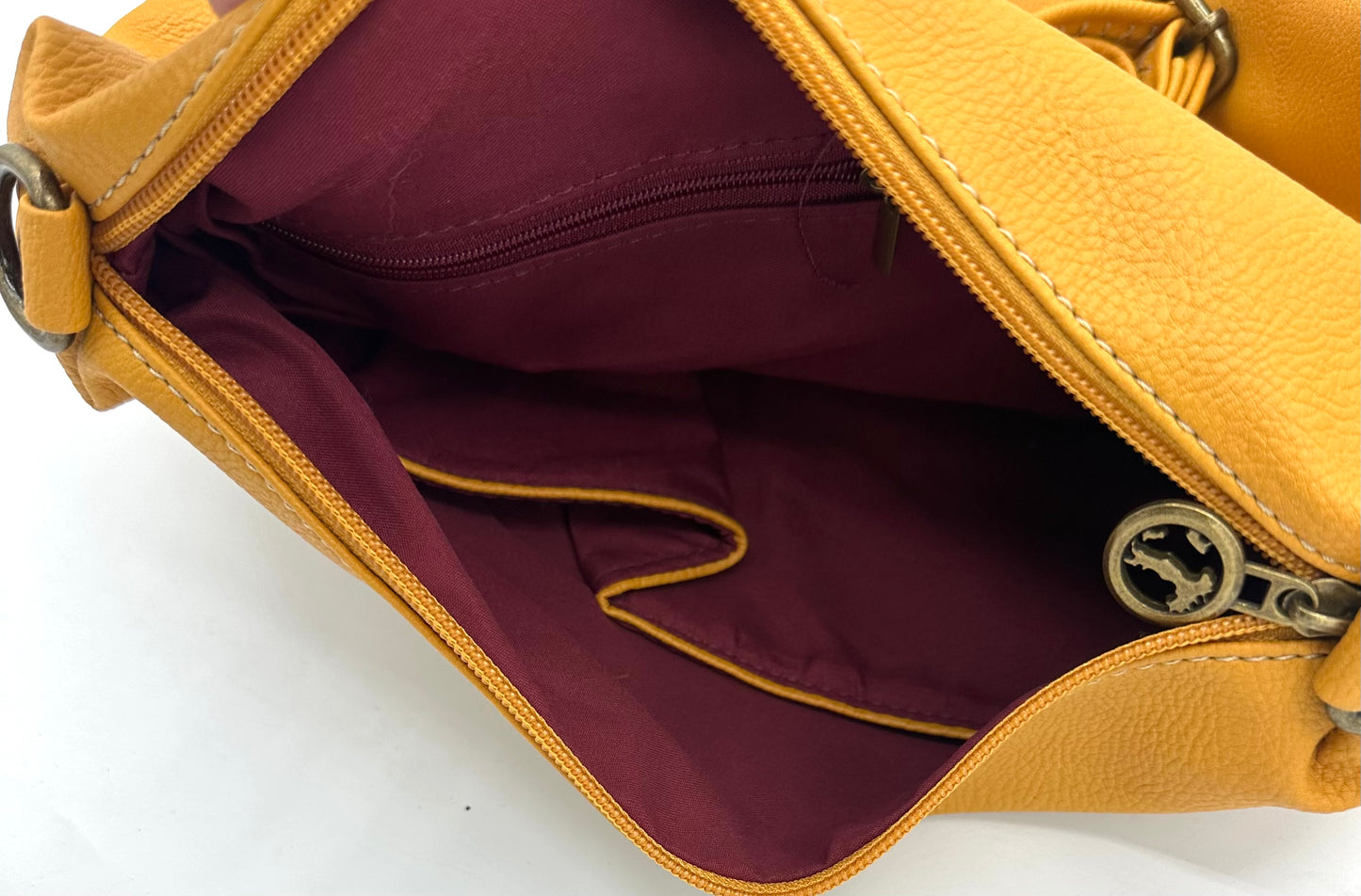 Vegan Mustard Yellow handbag