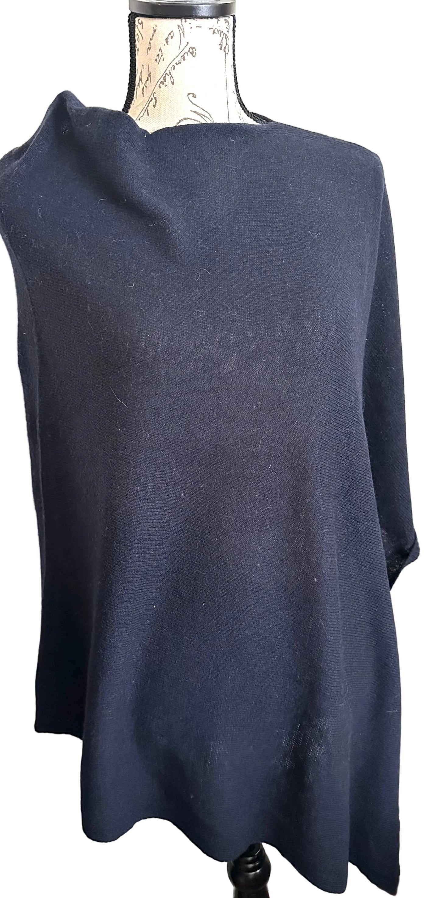 Cashmere thin Poncho/Shawl from Italy