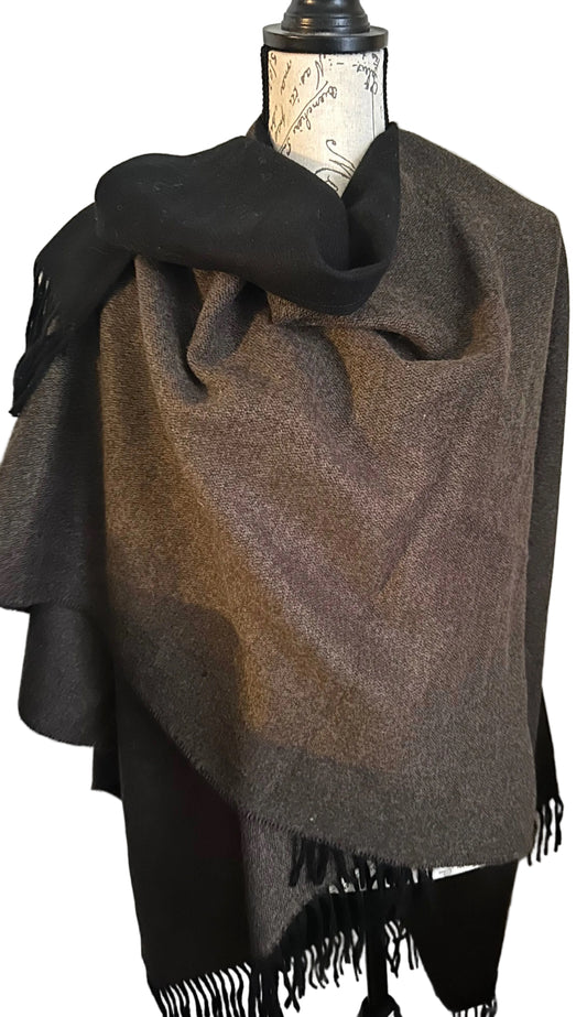 Cashmere Reversible Italian Shawl