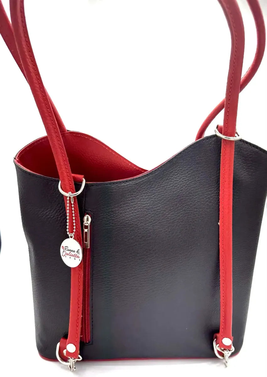 Convertible Leather Handbag/Backpack