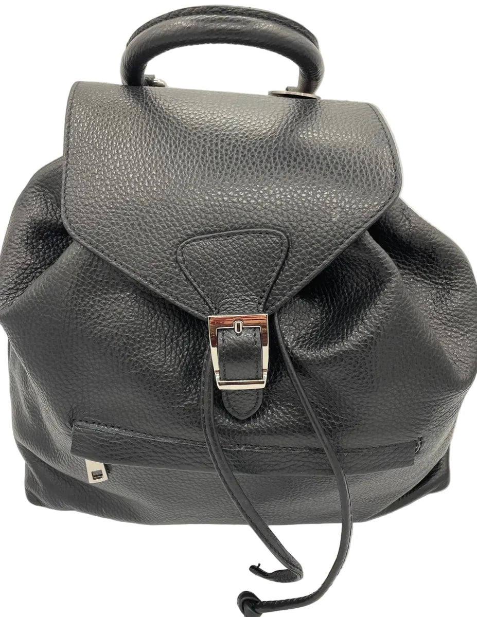 Soft Italian Pebble Leather Backpack