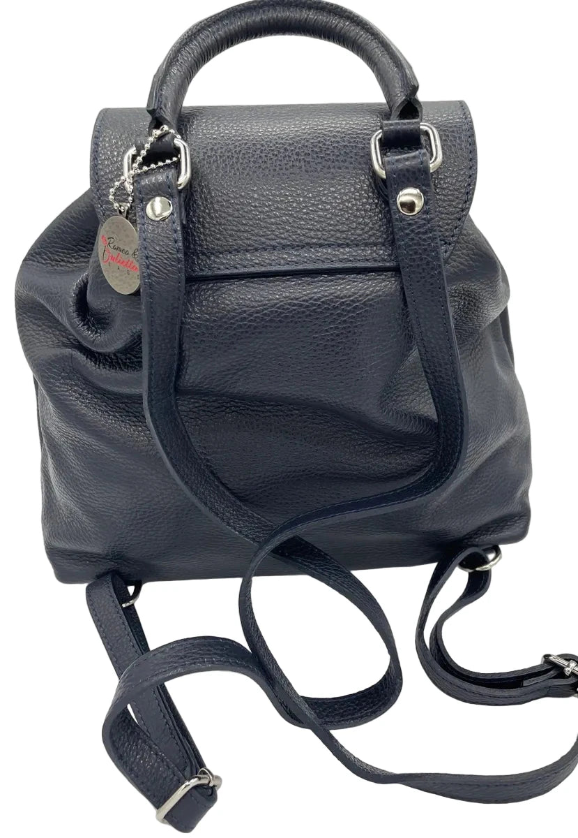 Soft Italian Pebble Leather Backpack