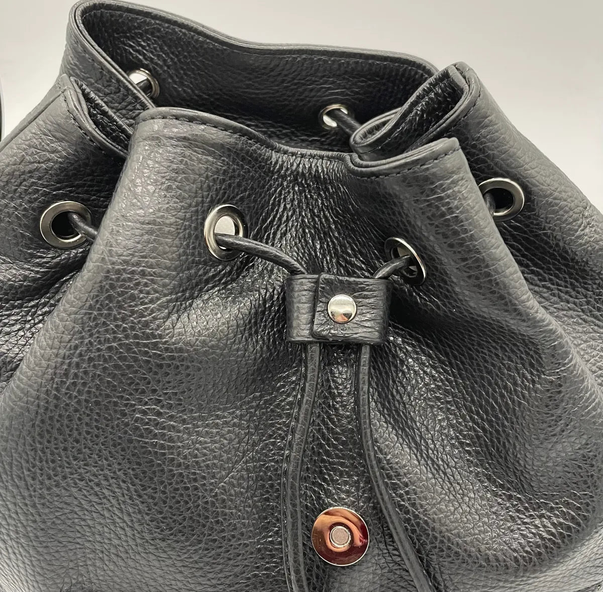 Soft Italian Pebble Leather Backpack
