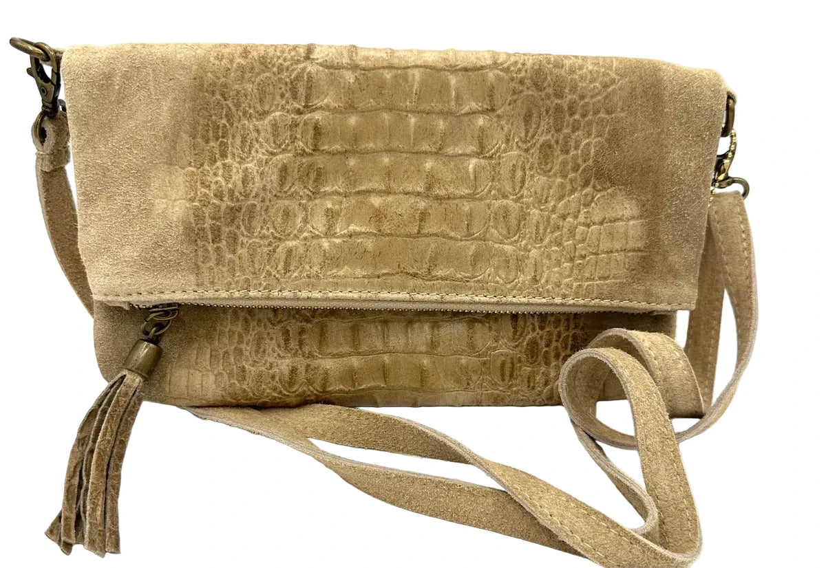 Textured Leather Women's Clutch