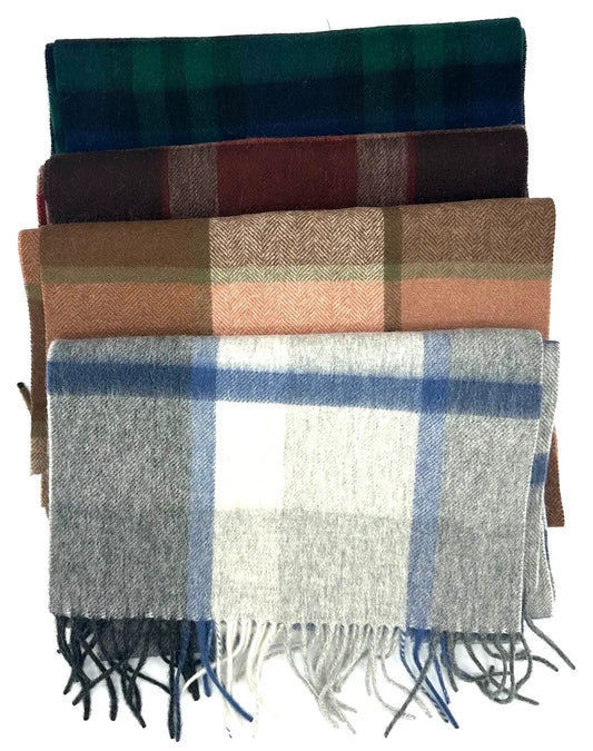 Wool  Plaid Scarf