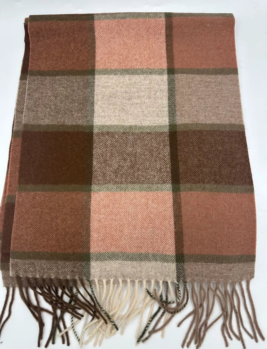 Wool  Plaid Scarf