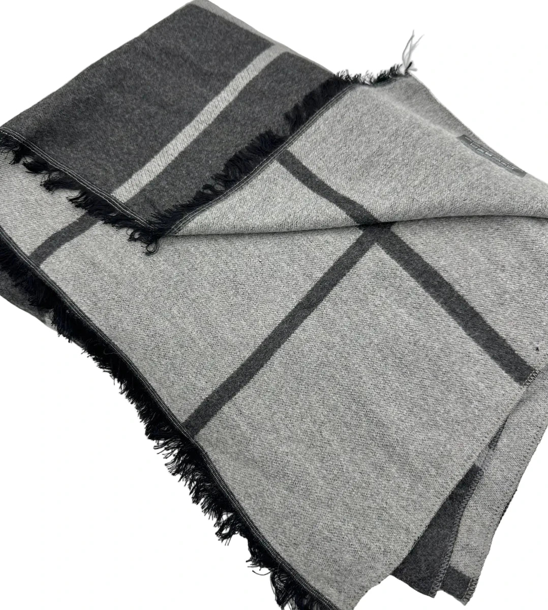 Wool Reversible Shawl Wrap