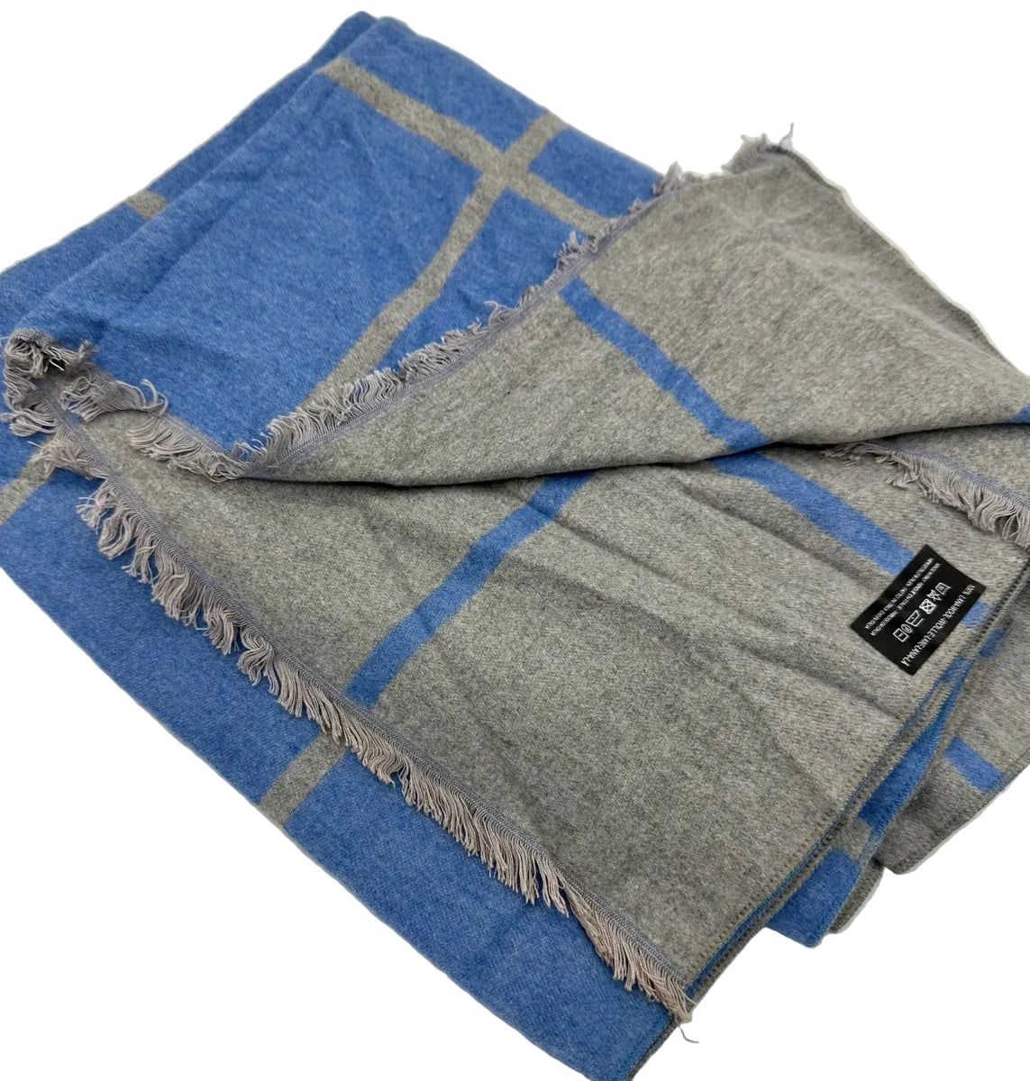 Wool Reversible Shawl Wrap