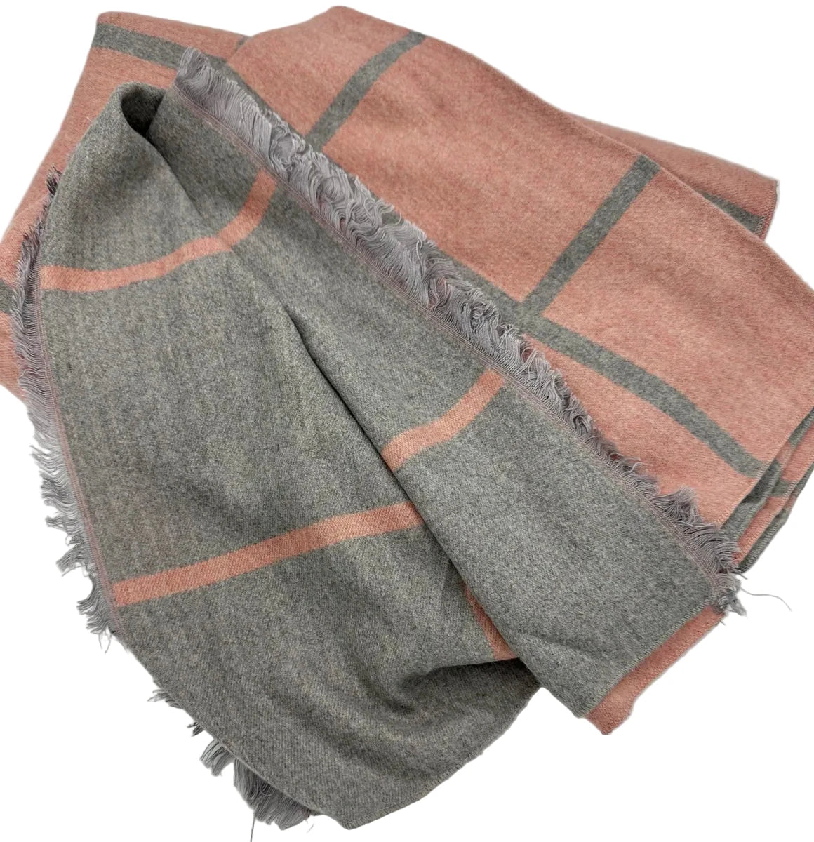 Wool Reversible Shawl Wrap