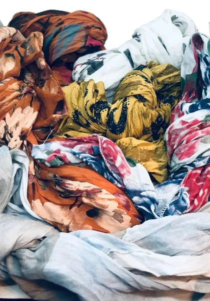 Italian Cotton-Silk Scarf