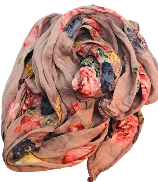 Italian Cotton-Silk Scarf