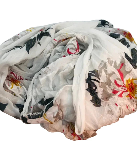 Italian Cotton-Silk Scarf