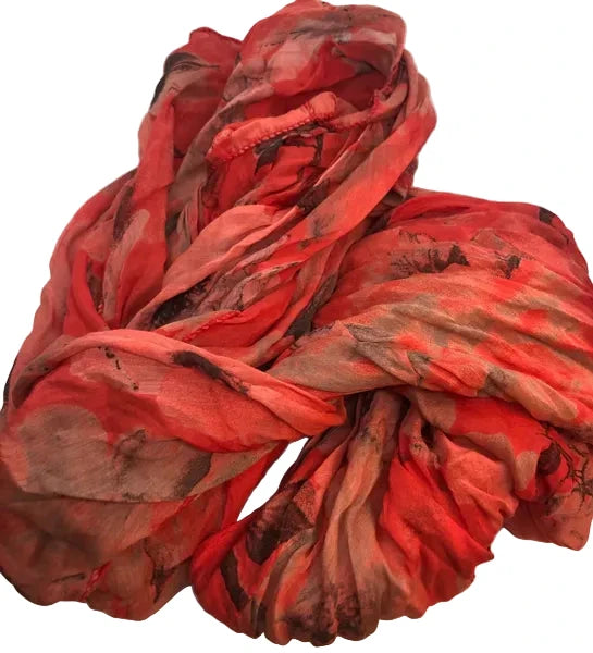 Italian Cotton-Silk Scarf