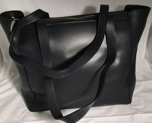 Navy Large Handbag