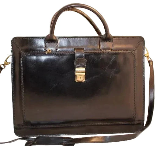 Black Italian Briefcase