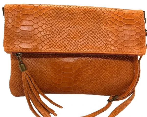 Textured Leather Women's Clutch