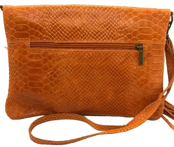 Textured Leather Women's Clutch